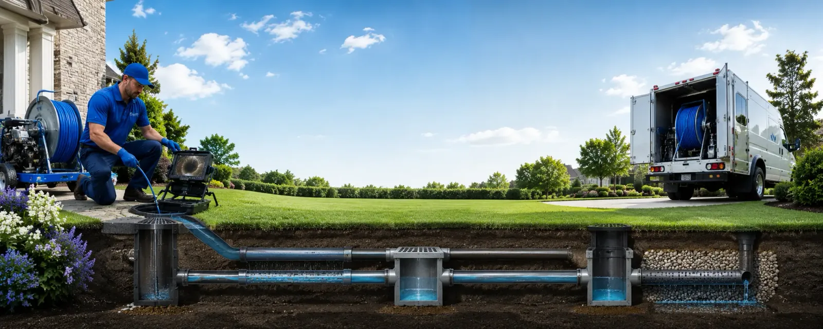 Outdoor drain cleaning information for East Arlington, VT